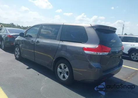 2012 Toyota Sienna Base V6 7 Passenger from USA, damaged, VIN 5TDZK3DC7CS211561